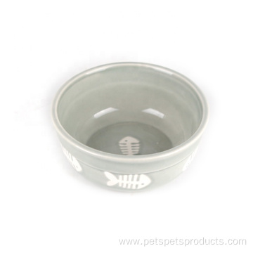 Wholesale Custom Ceramic Pet Dog Feeder Bowl